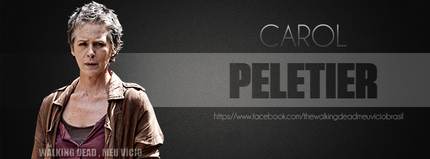 Carol Peletier The Walking Dead capa para facebook