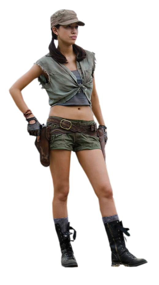 Rosita The Walking Dead Render