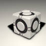 Weighted storage cube from Portal 2