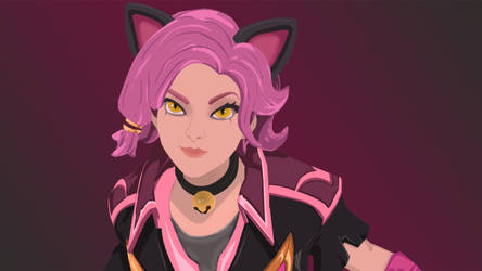 Alley Cat Maeve (Vector Art)