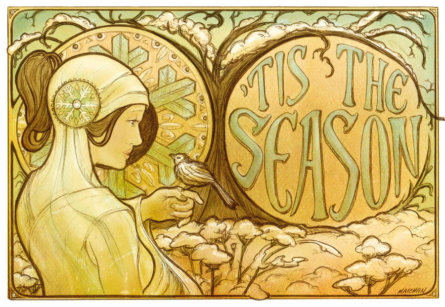 'Tis the Season - Art Nouveau