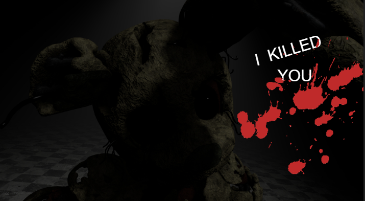 Spring Trap Scary Loading Screen Creepy SpringTrap Render by SkylerMidoryiauwu on DeviantArt