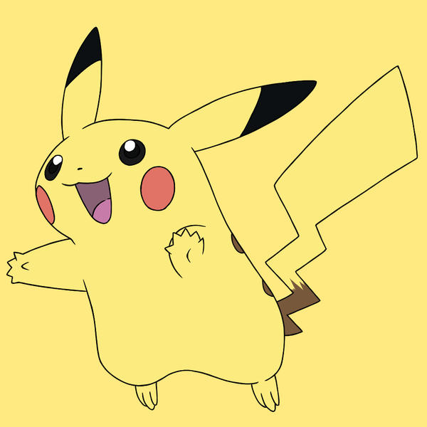 025 Pikachu color by LilianLiFanart on DeviantArt
