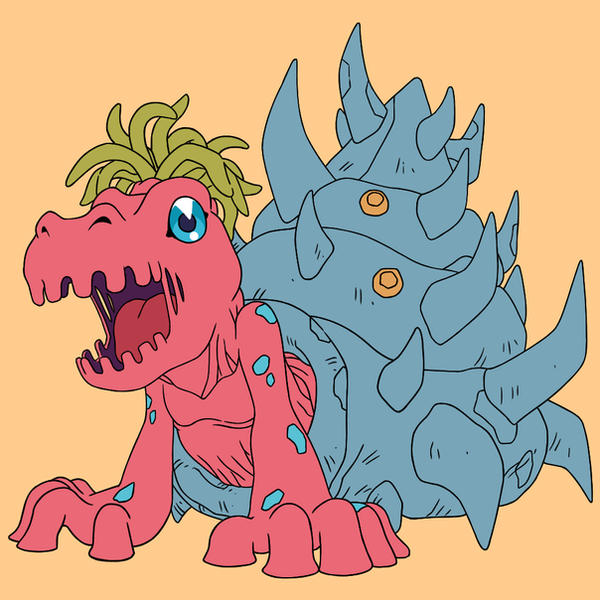 Shellmoon Shellmon color by LilianLiFanart on DeviantArt
