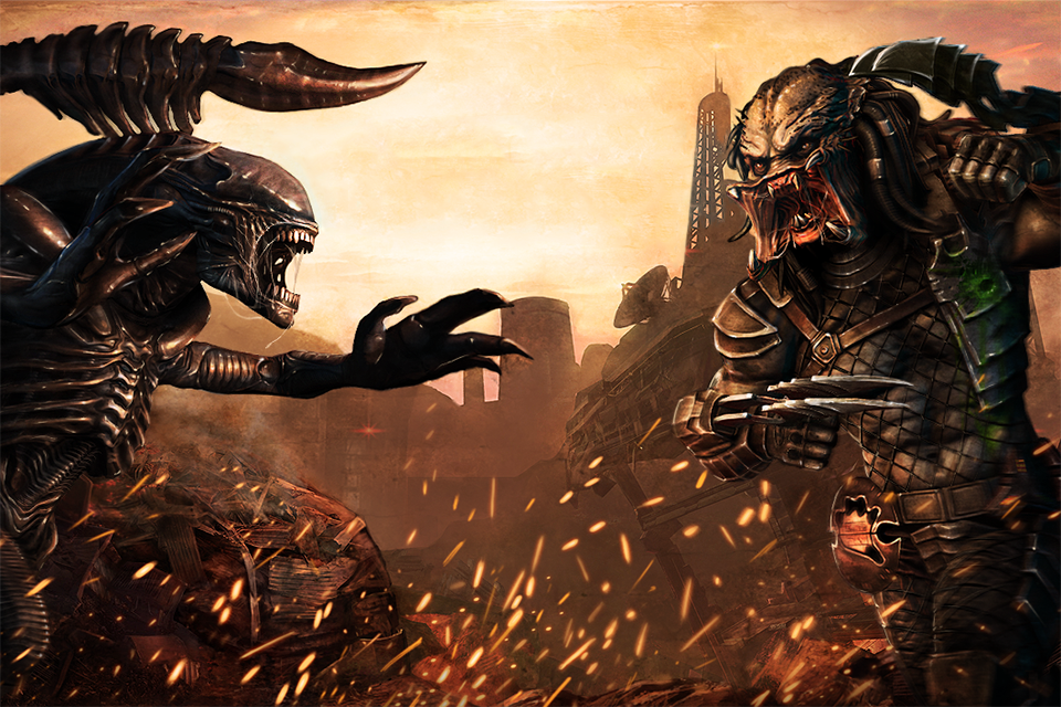 Alien vs Predator Wallpaper by carnageX333 on DeviantArt