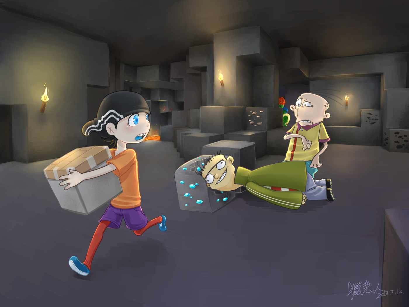 Ed Edd n Eddy_in minecraft