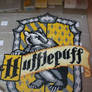 Hufflepuff house emblem in perler