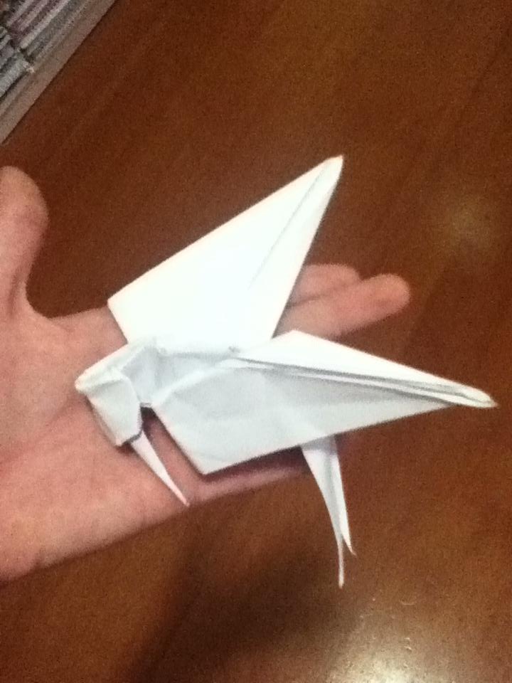 An Origami Mockingjay -w-