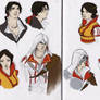 Ezio and Cristina sketches