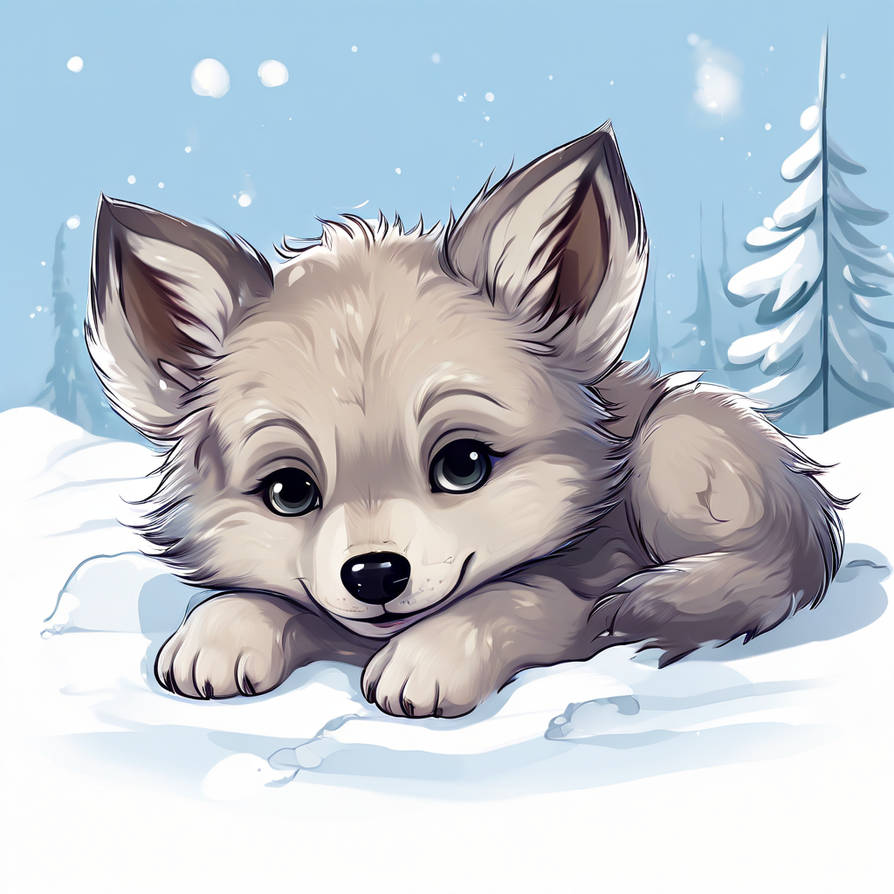 Cute Baby Wolf Drawings cute-baby-wolf-drawings