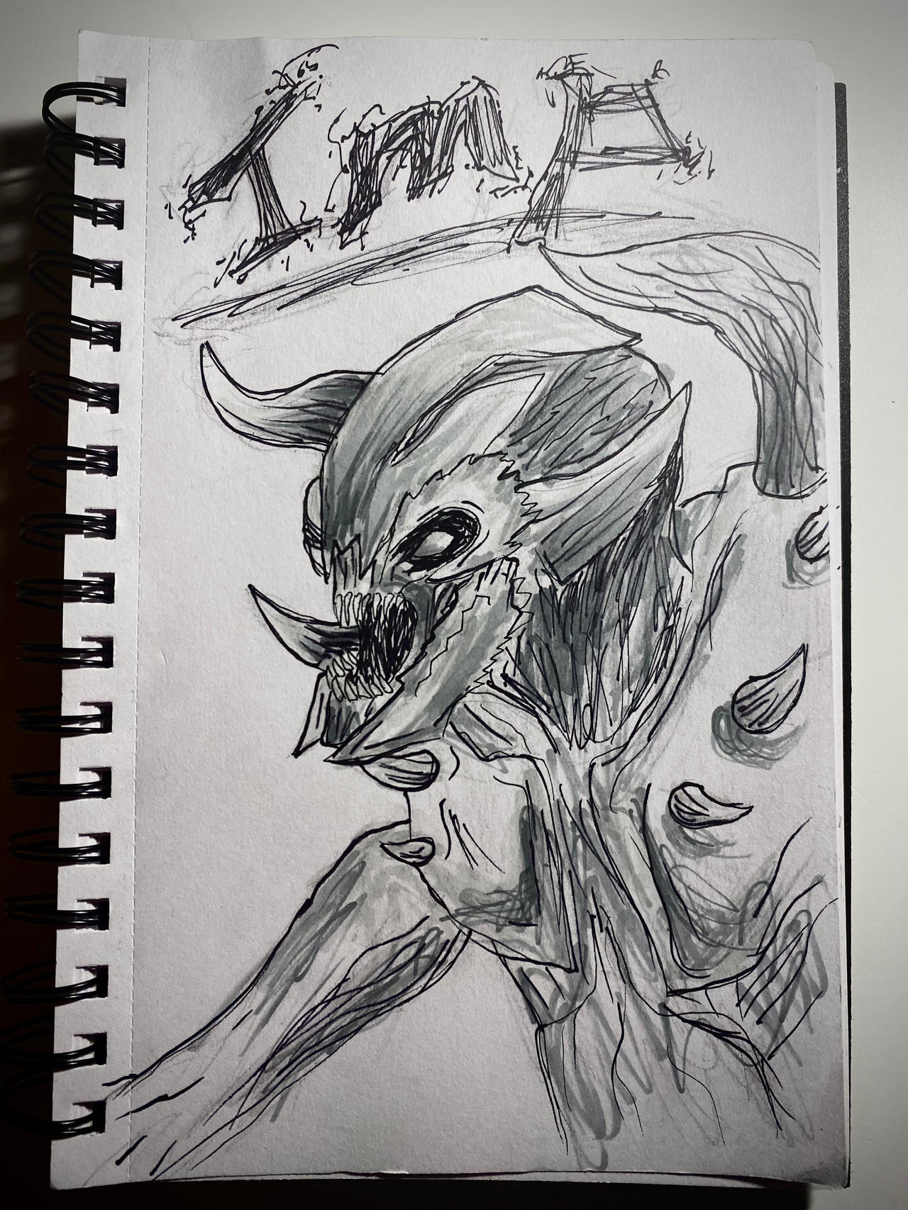 Doom Eternal Imp Drawing by CreationGeek87 on DeviantArt