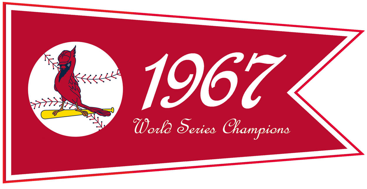 2017 Cardinals 1967 World Series Champions Trophy