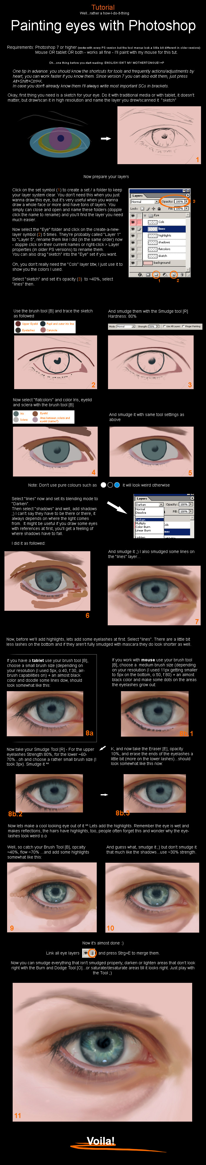 Photoshop - Painting an Eye