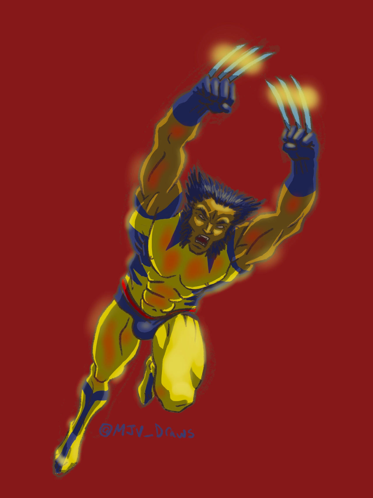 Wolverine Jump Attack By Mavtais On DeviantArt
