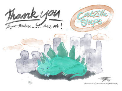 catzilla thank you card 2014