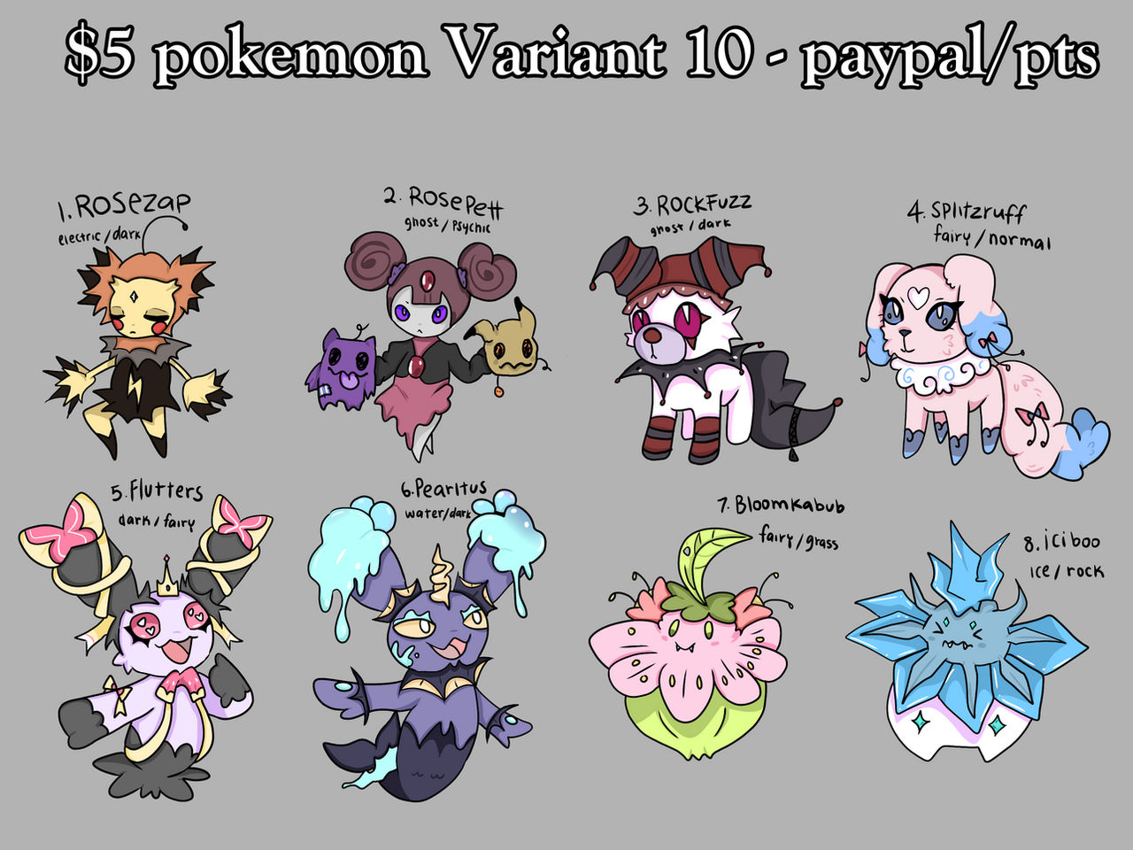 Vari Pokemon (2/8)Pokemon Variant Batch 10 by vxleriexX on DeviantArt
