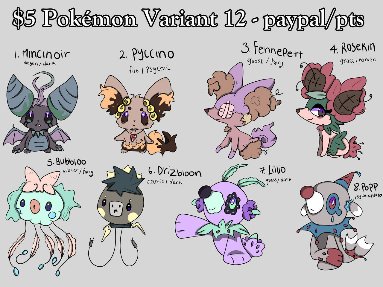 Vari Pokemon (2/8)Pokemon Variant Batch 12 by vxleriexX on DeviantArt