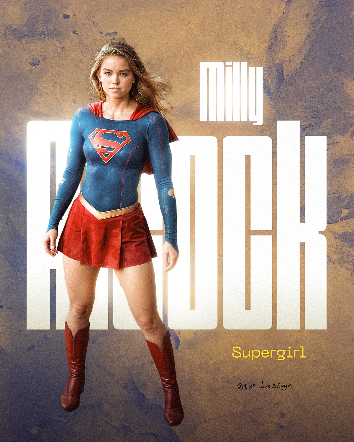 Milly Alcock As A Supergirl By TarikulRaana On DeviantArt milly-alcock-as-a-supergirl-by-tarikulraana-on-deviantart