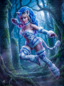 Sabrina Carpenter as Felicia (Darkstalkers)