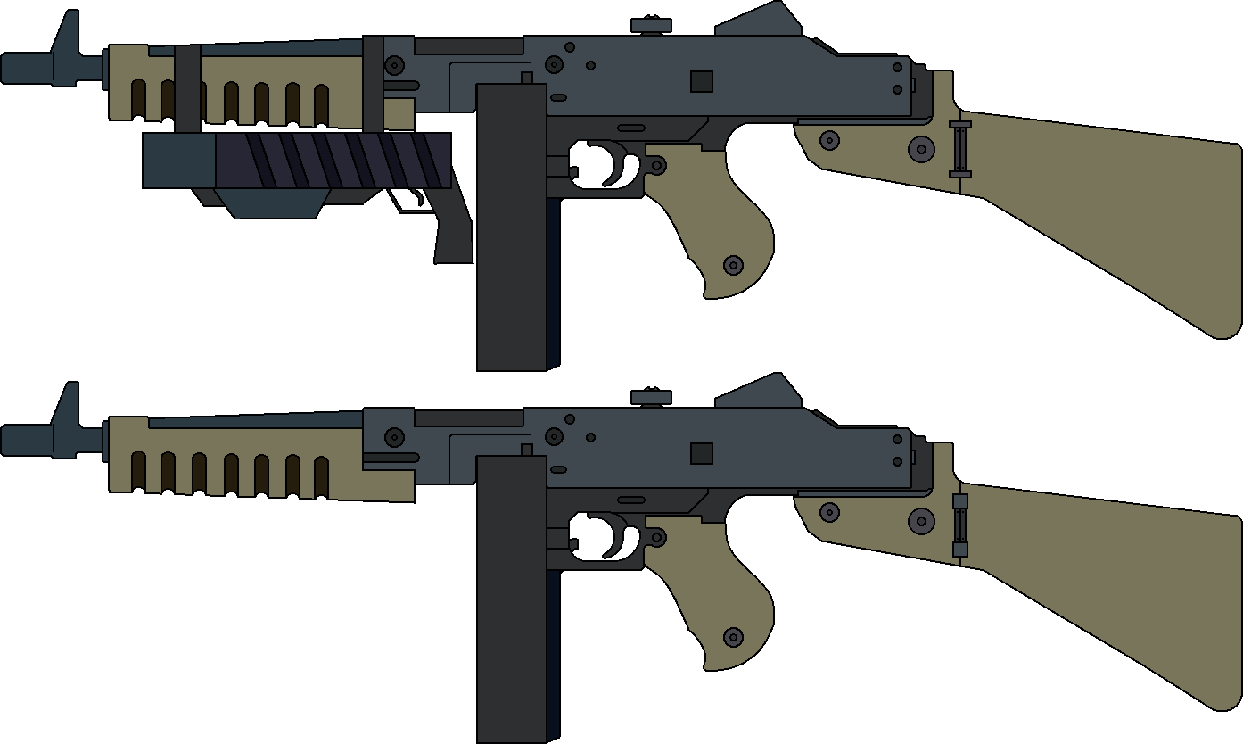 Machine Gun Deviantart Submachine Gun 1960 by artist-19845 on DeviantArt