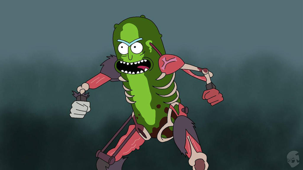 Pickle Rick Reeee PICKLE RICK by JosephART4 on DeviantArt