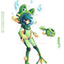 Froggy Diver Girl