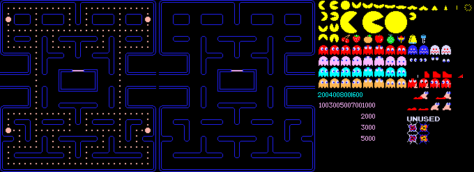 All Pac Man Sprites Pac-man Sprite by AmmarZakwan-Md on DeviantArt