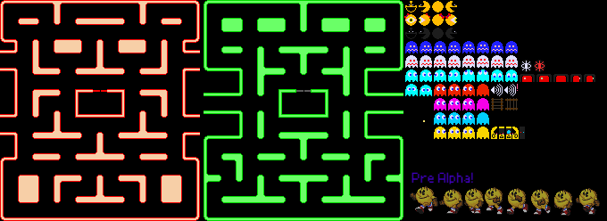 All Pac Man Sprites Pac-man Core Collection Sprite by AmmarZakwan-Md on DeviantArt
