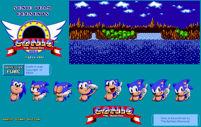 Sonic 1/CD Sprites (Expanded) by I-like-Sonic-91 on DeviantArt