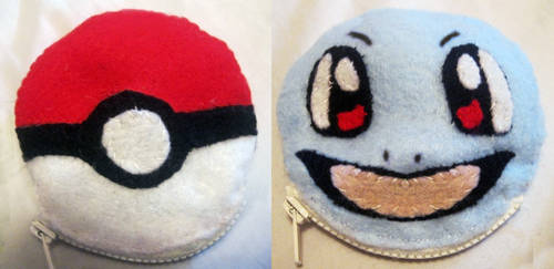 Pokeball to Squirtle Coin Pouch