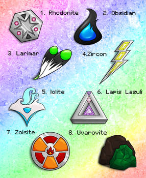 8 Ammolite Gym Badges