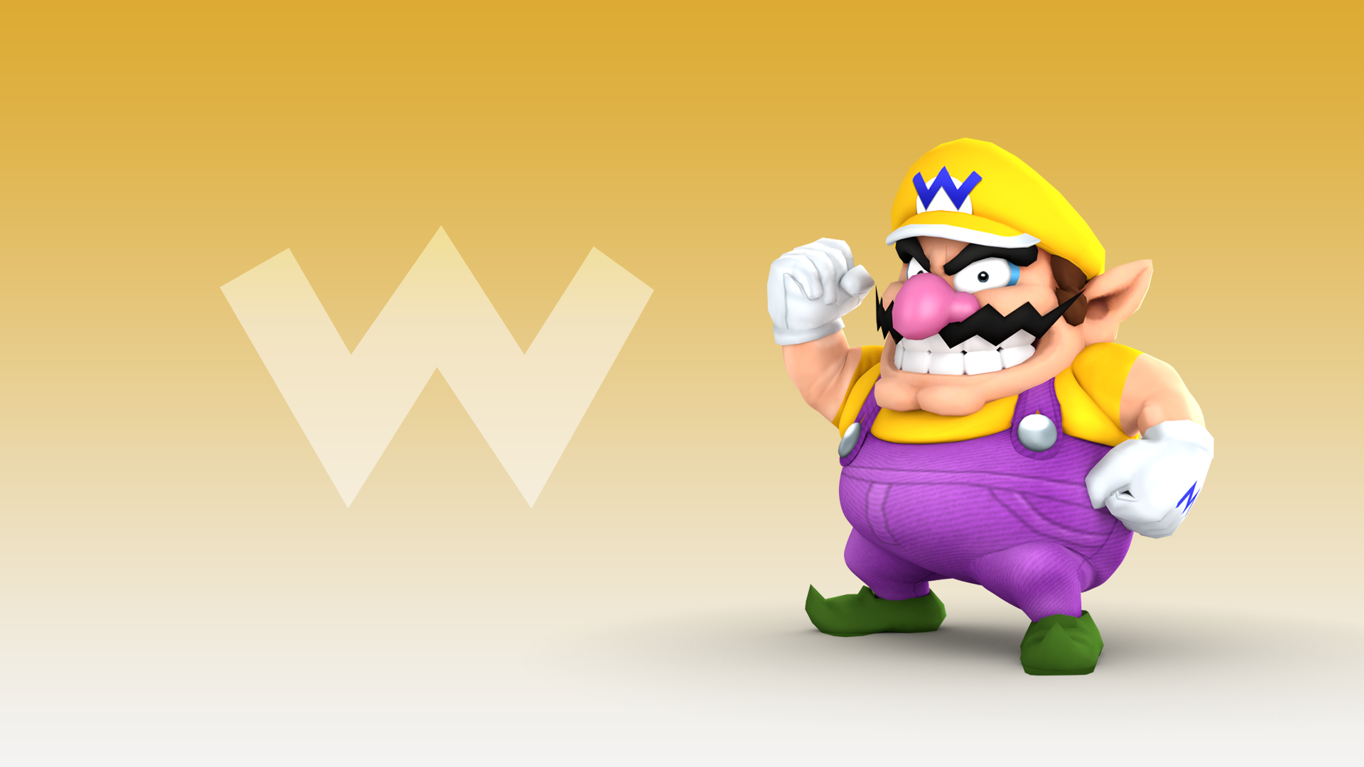 Wario (Classic) Wallpaper [Smash 3]