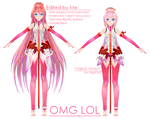 MMD Tda Luka Megurine edit OMG by blockdt