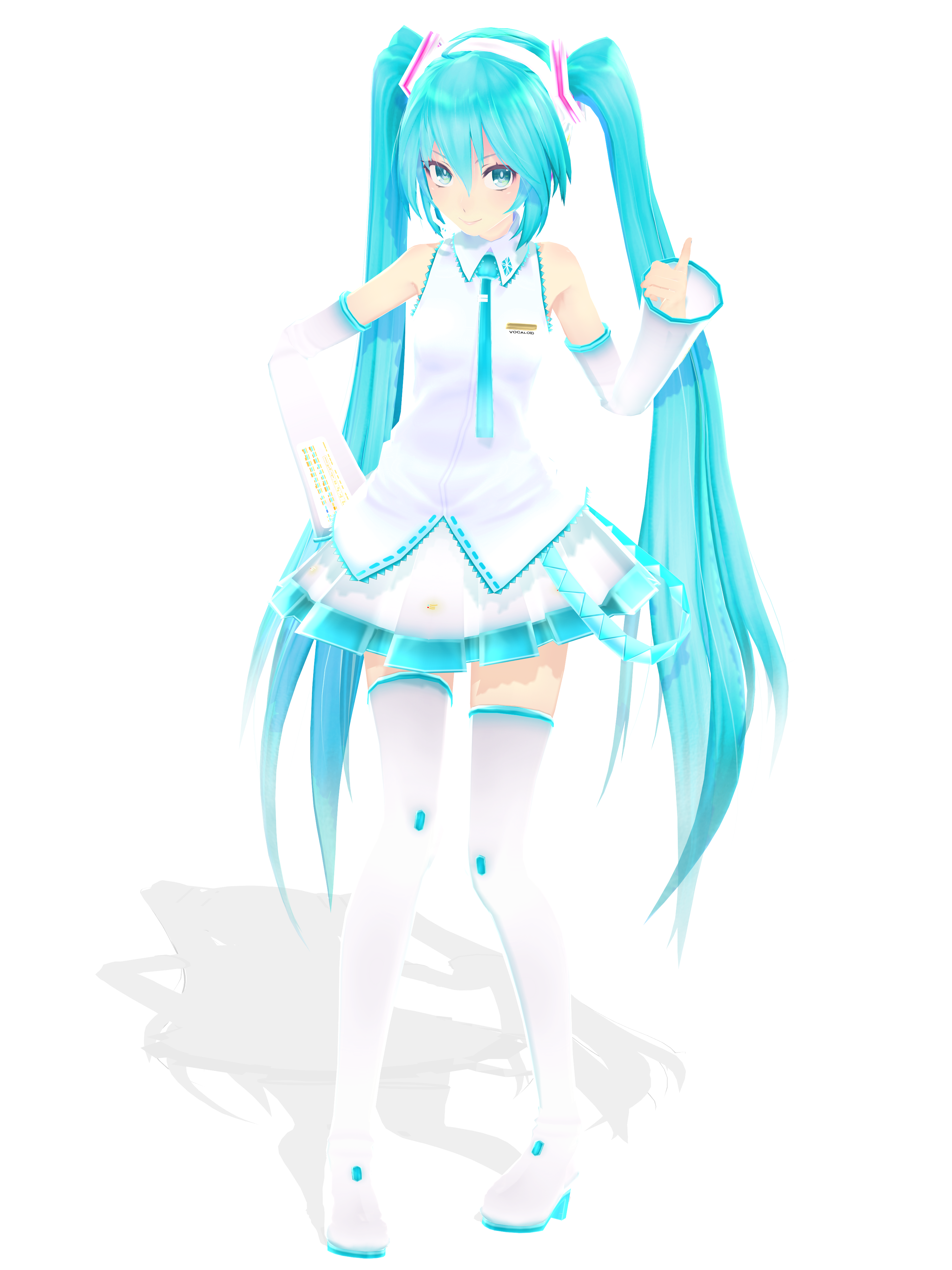 white miku desu