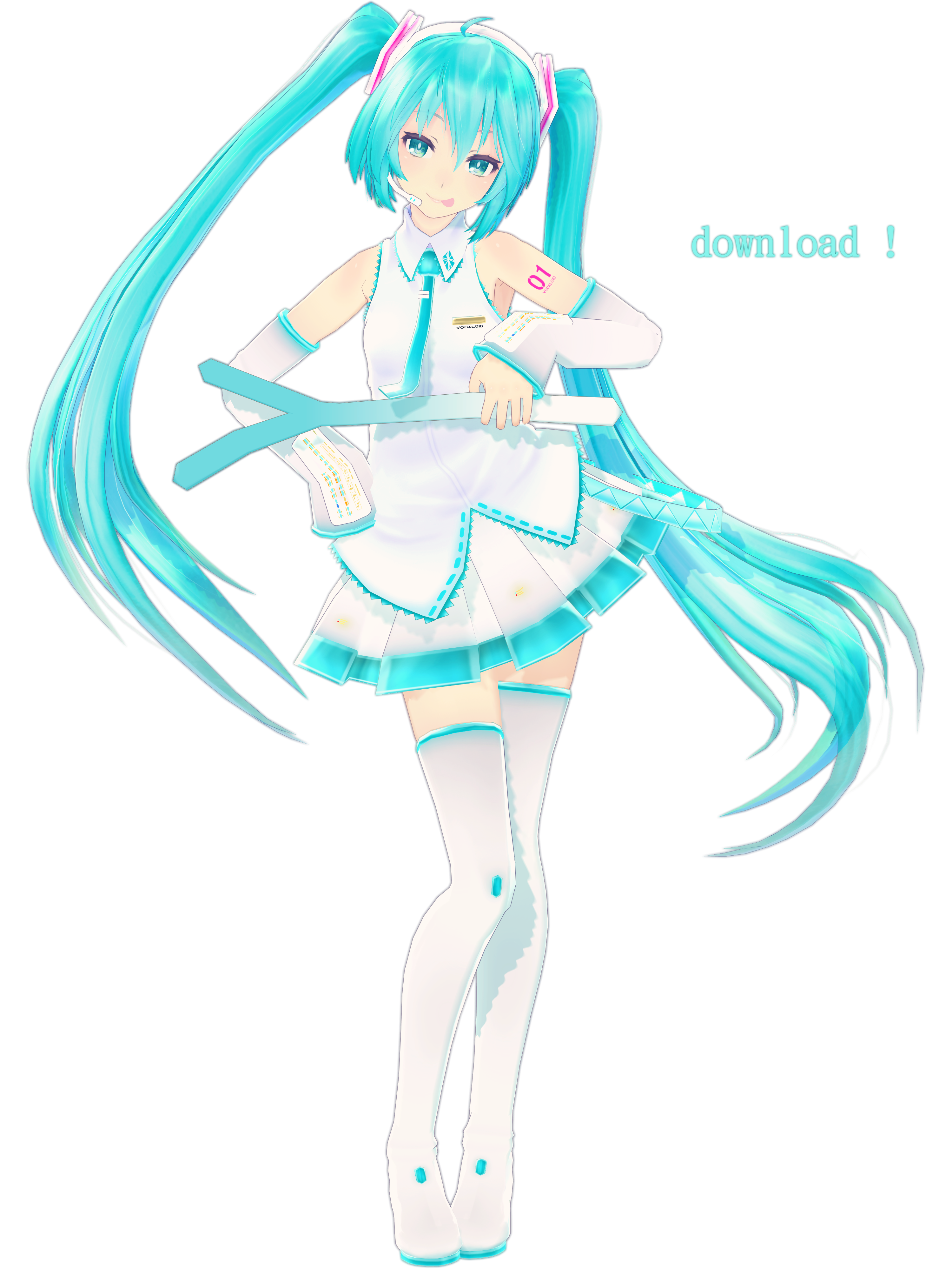 TDA White Miku DL!