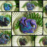 different eye catching handmade dragon pendants