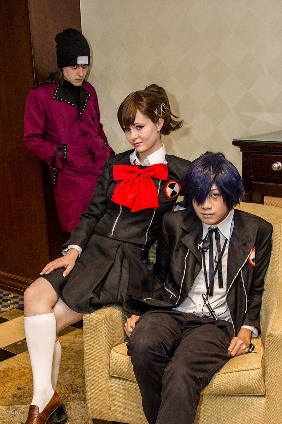 Persona 3 protag with Shinji by IchimySama on DeviantArt