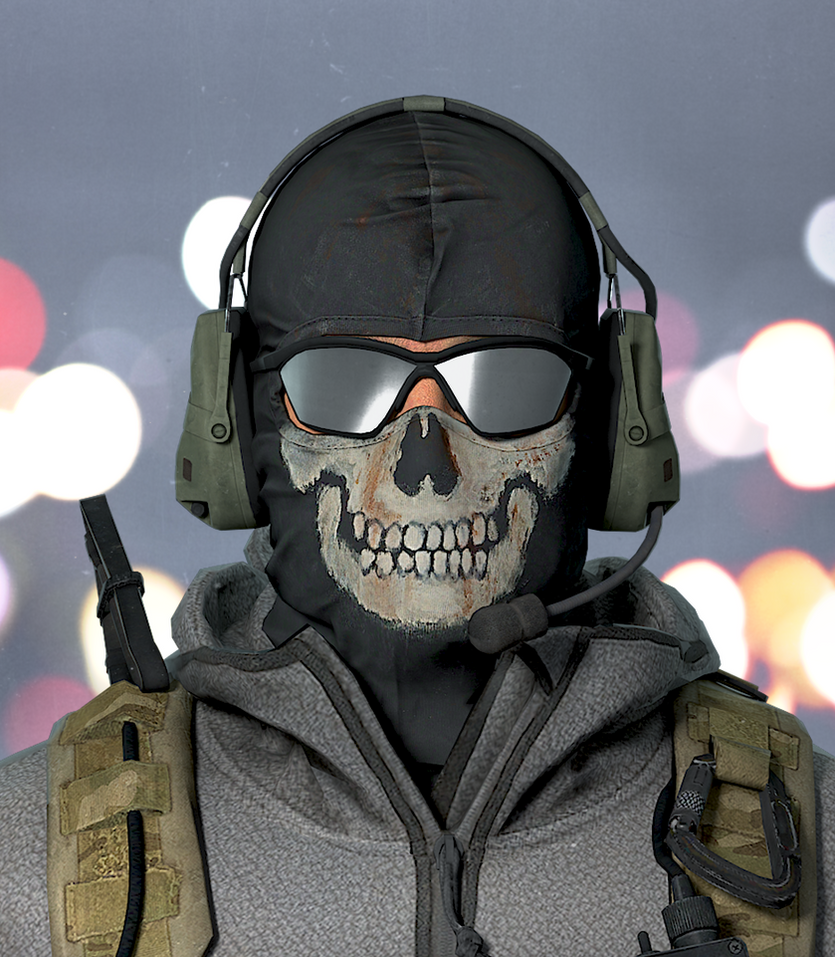 Ghost mask Call of duty Warfare Simon Riley