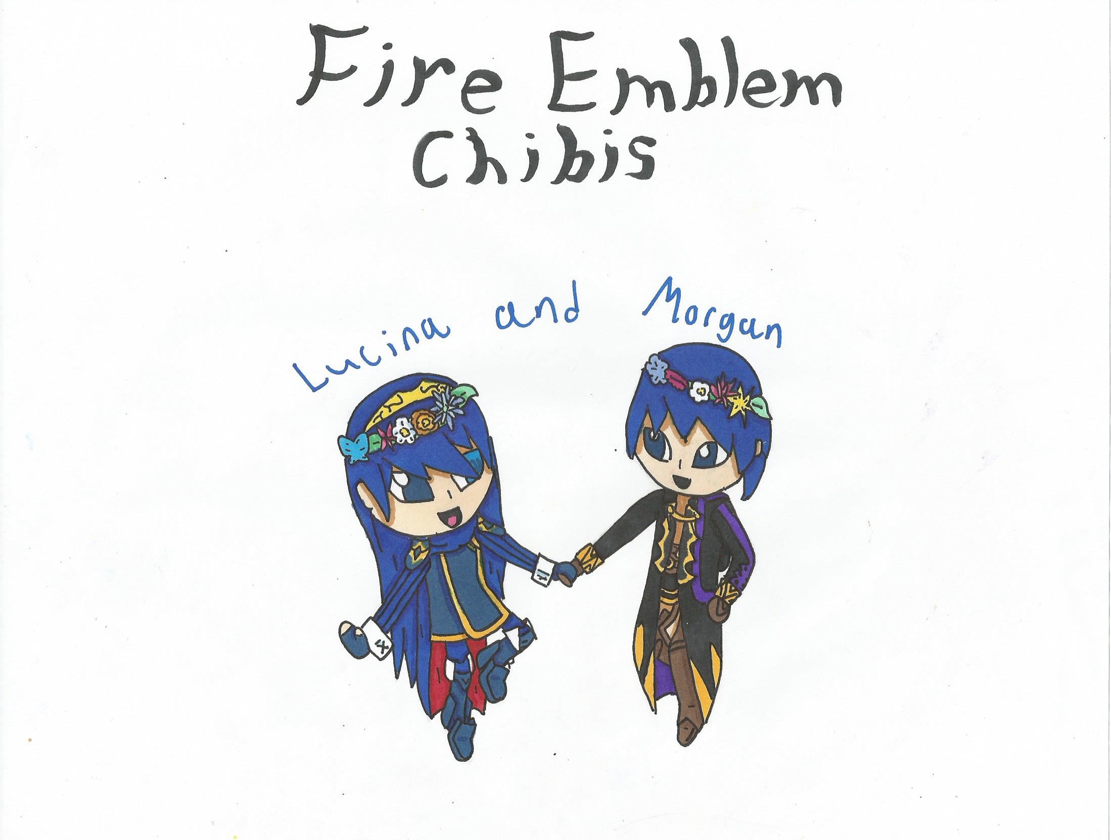 Fire Emblem Chibis - Lucina and Morgan