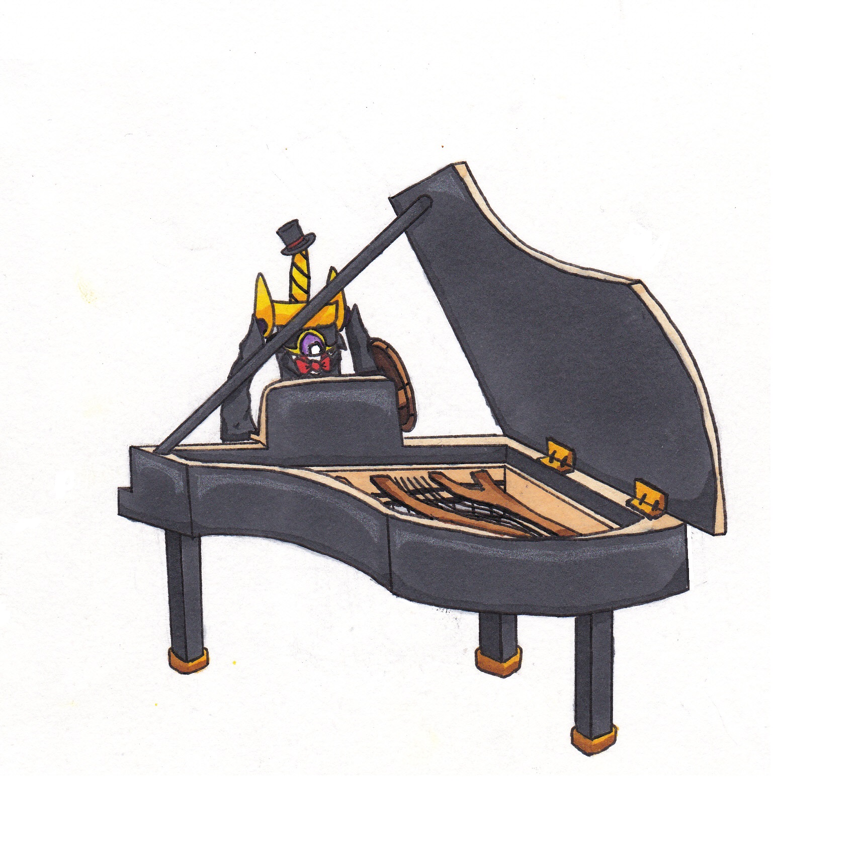 Aegislash on the Grand Piano - Charity Collab