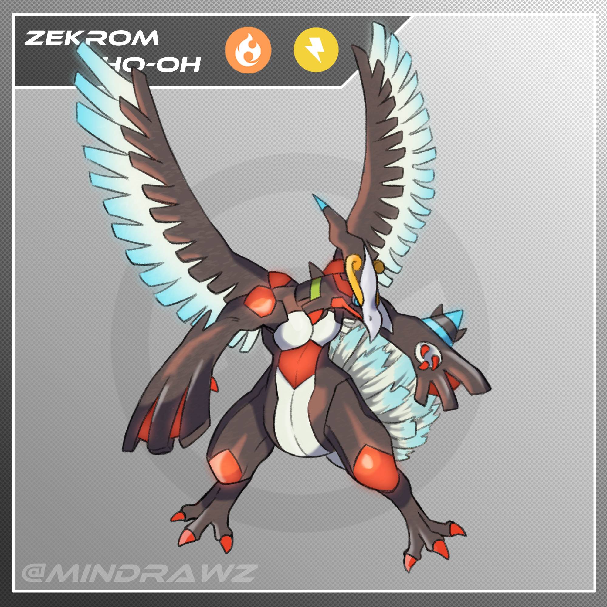 Shiny Ho oh by Phatmon on DeviantArt