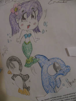 Penguin, Mermaid, Whale!