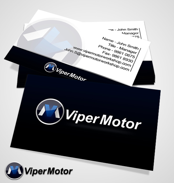 Viper Motor Business Cards