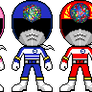 All Super Sentai a.k.a. Power Rangers Pixel Art by Miralupa on DeviantArt