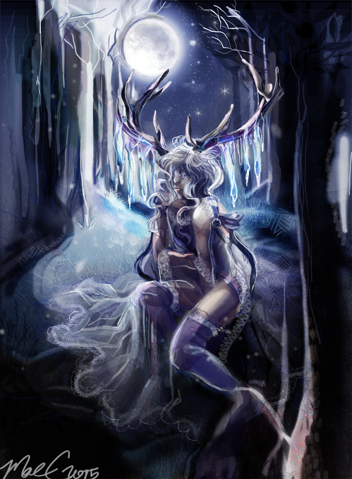 Frozen Forest by infinessence