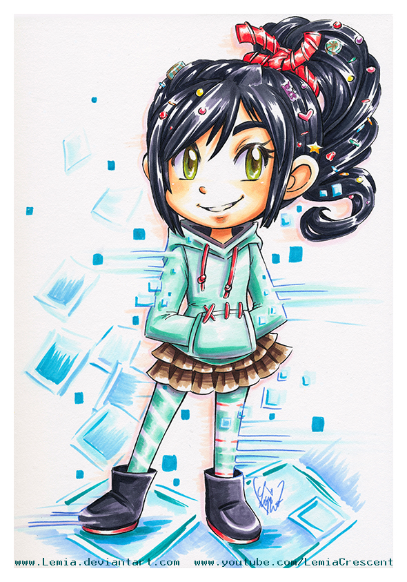 Copic Marker Vanellope Von Schweetz