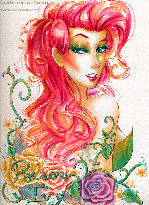 Watercolor Poison Ivy