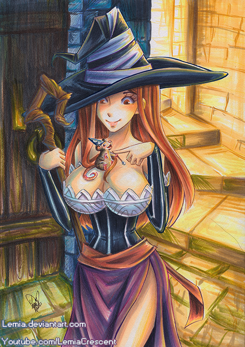 Sorceress from Dragon's Crown