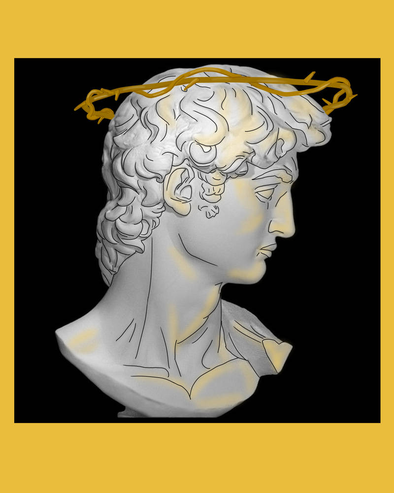 DAVID LINE ART by EgoRoamer on DeviantArt