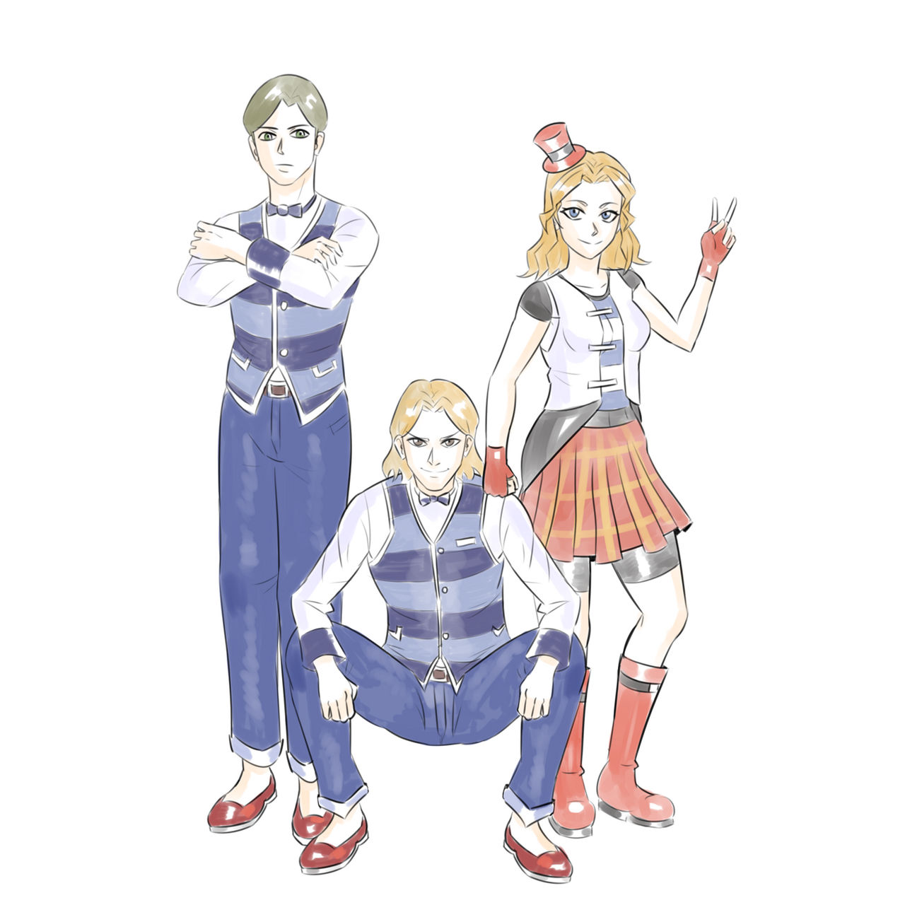 Circus. Robby, Hugo and Serena by EgoRoamer on DeviantArt